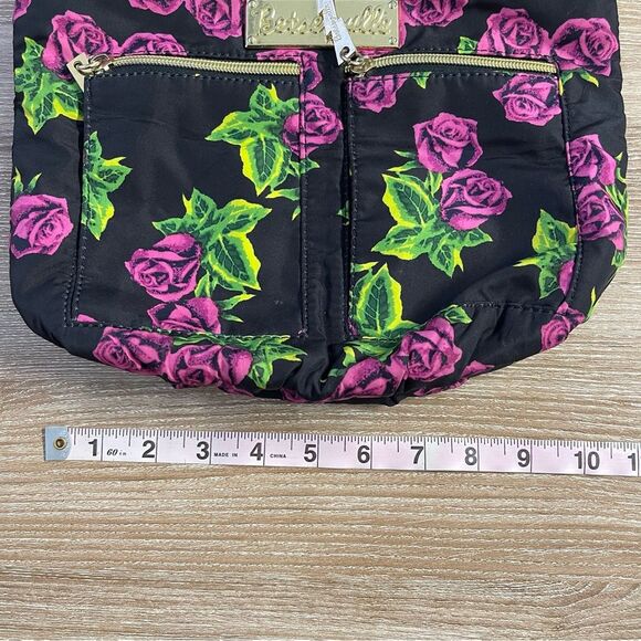 Betseyville Betsey Johnson Floral Crossbody Bag with Purple Roses - Picture 10 of 11